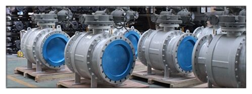 Cast Steel Trunion Mounted Ball Valves