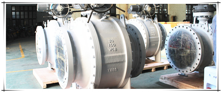 Cast Steel Trunion Mounted Ball Valves